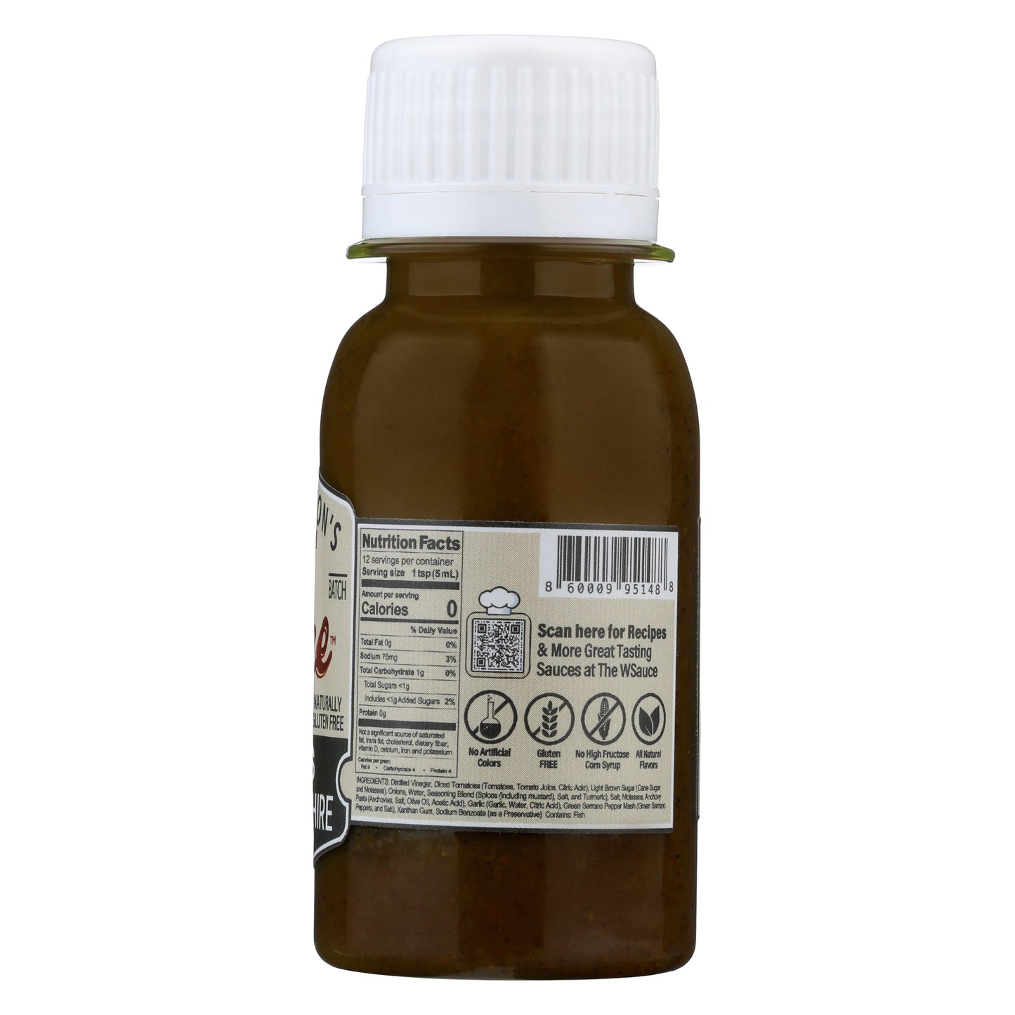 Case of Bear & Burton's W Sauce 2oz Mini Bottles