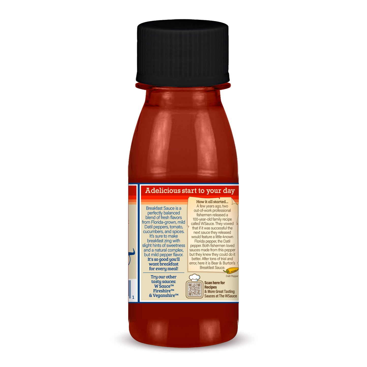 Case of Bear & Burton's Breakfast Sauce 2oz Mini Bottles