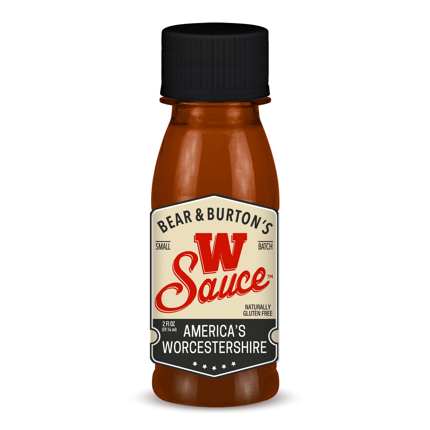Case of Bear & Burton's W Sauce 2oz Mini Bottles