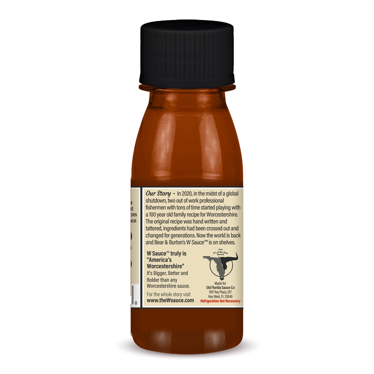 Case of Bear & Burton's W Sauce 2oz Mini Bottles