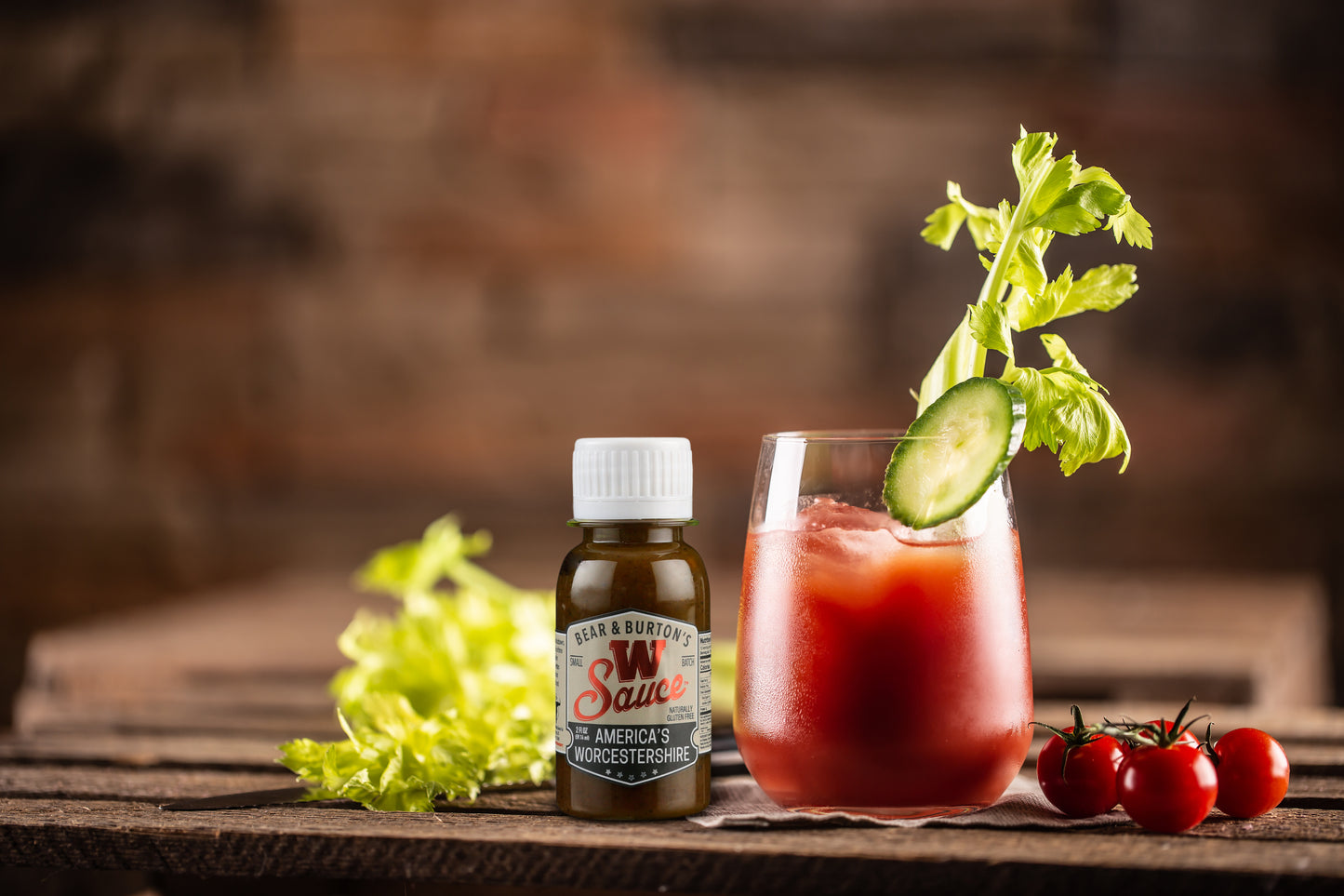 Case of Bear & Burton's W Sauce 2oz Mini Bottles