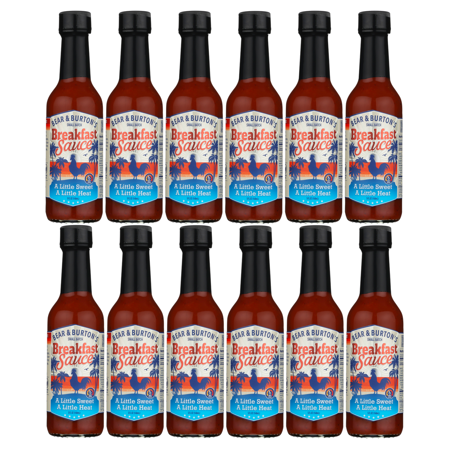 Bear & Burton's Breakfast Sauce 5oz Bottles (12 Pack)