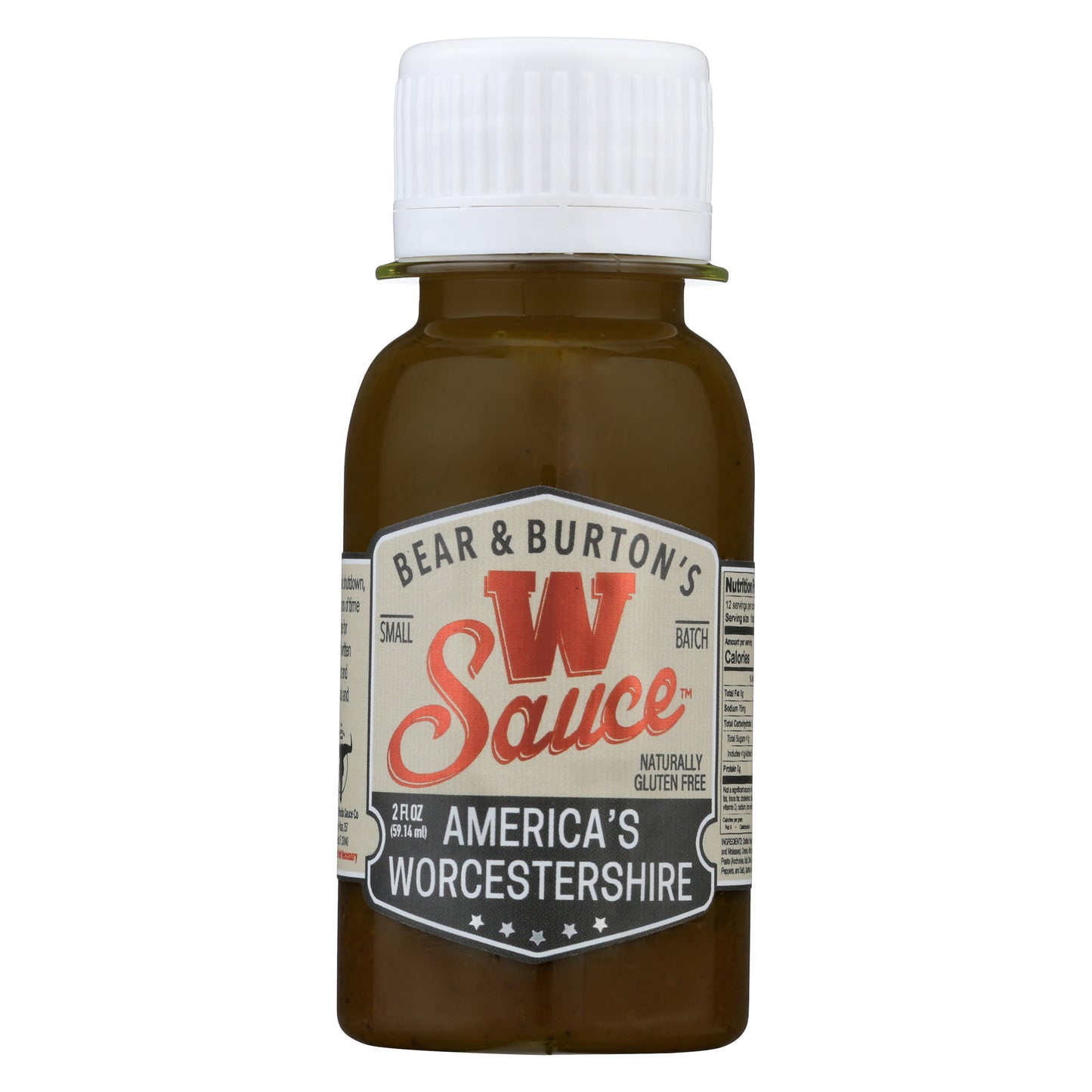 Case of Bear & Burton's W Sauce 2oz Mini Bottles
